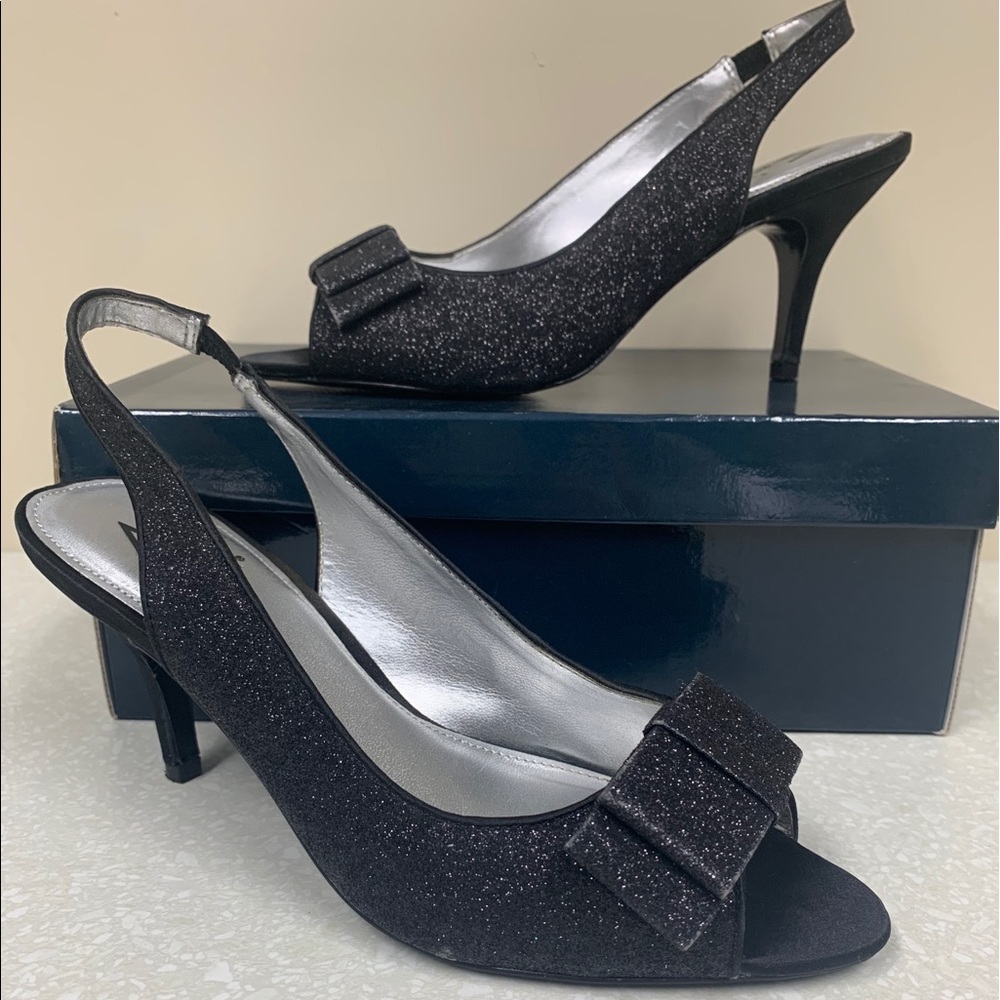 Marienelli Verne sling back pump black